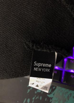 Оригінал шапка supreme beanie new era s logo fw232 фото