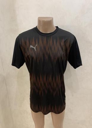 Спортивная футболка puma черная мужская adidas