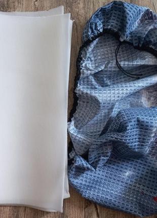Чехол на гладильную доску (130*50) одуванчики на синем фоне new premium2 фото