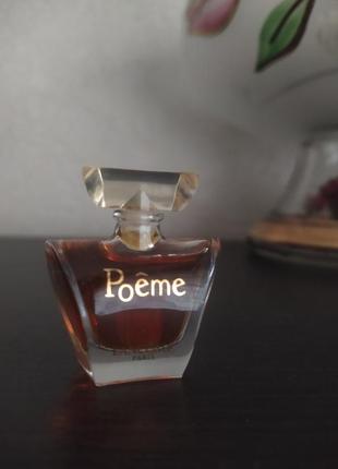 Духи poeme lancome, parfum, оригинал, винтаж, редкость, миниатюрка, vintage1 фото