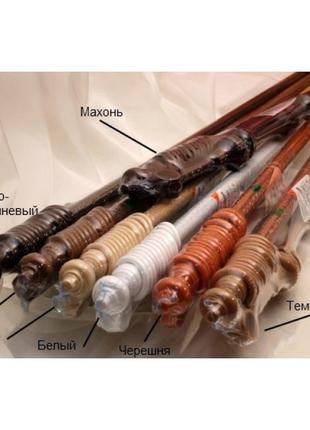 Металлопластиковый настенный,круглый карниз для штор в спальню 2,4 м