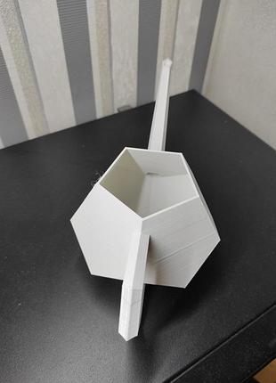 Лейка для полива белого цвета - 3d печать