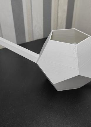 Лейка для полива белого цвета - 3d печать