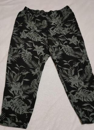 Штани жіночі стильні тренд квітковий принт