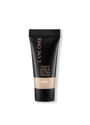 Тональный крем для лица lancome teint ddole ultra wear 210c. объем 5 ml. миниатюра.