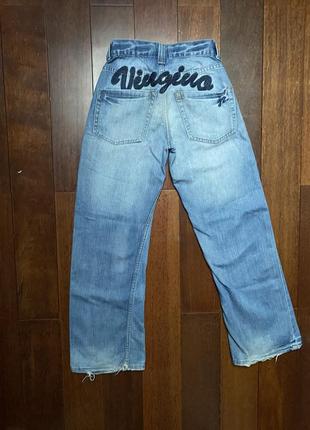 Высокие вареные джинсы прямые/широкие/ трубы y2k