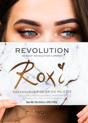 Палетка тіней для повік makeup revolution x roxxsaurus roxi ride or die