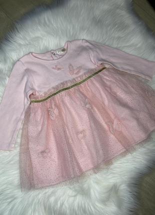 Сукня для дівчинки на 6-9 місяців