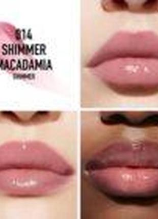 Блеск для губ dior addict lip maximizer 014 - shimmer macadamia