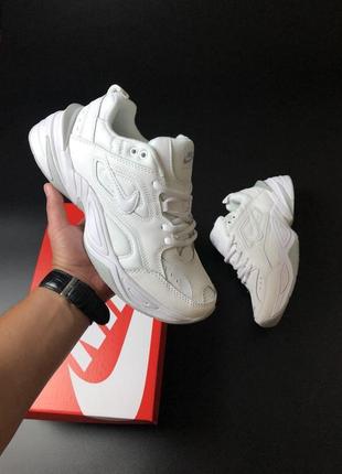 Мужские кроссовки nike m2k tekno, белые  (11671)