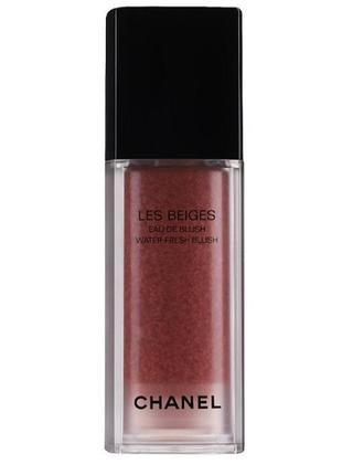 Румяна для лица chanel les beiges eau de blush water-fresh blush light peach4 фото