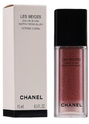 Румяна для лица chanel les beiges eau de blush water-fresh blush light peach3 фото