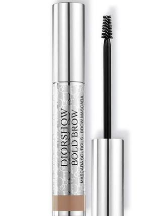 Туш для брів dior diorshow bold brow 011 — light (світлий), тестер