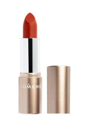 Помада для губ lumene luminous moisture matte lipstick 107 - marigold