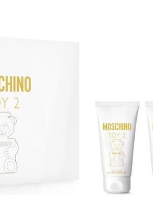 Набор moschino toy 2 набор (50 мл - парфюмированная вода (edp),  + 50 мл лосьон для тела + 50 мл гель для