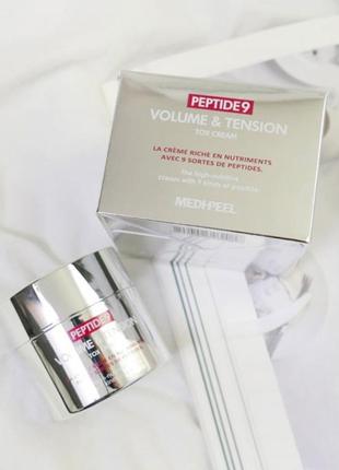 Антивозрастной лифтинг-крем с пептидами medi-peel peptide 9 volume and tension tox cream 50 g