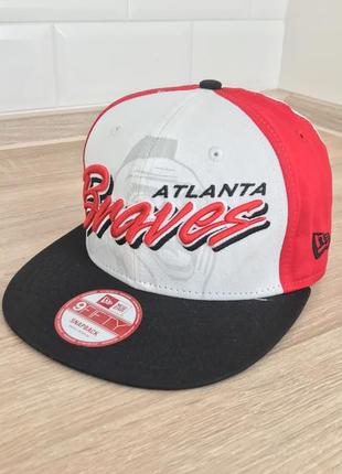 Мужская кепка бейсбольная new era  atlanta braves