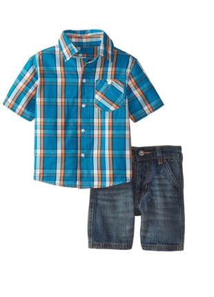 Комплект летний рубашка и шорты для мальчика lee1 фото