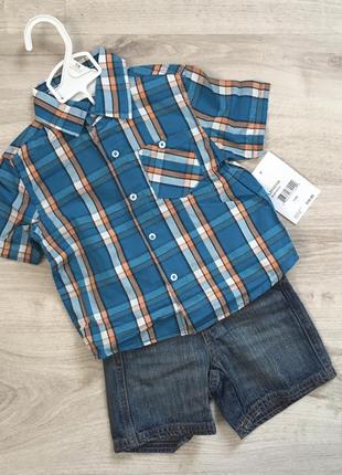 Комплект летний рубашка и шорты для мальчика lee10 фото
