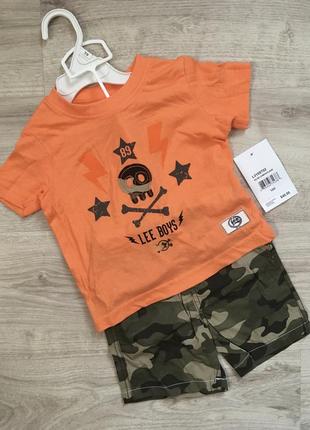 Комплект летний футболка и шорты для мальчика lee2 фото
