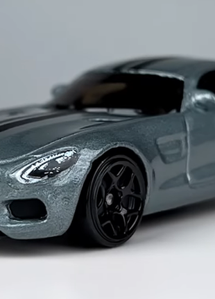 Машинка hot wheels fast & furious '15 mercedes-amg gt screen time fyc95 metallic silver1 фото