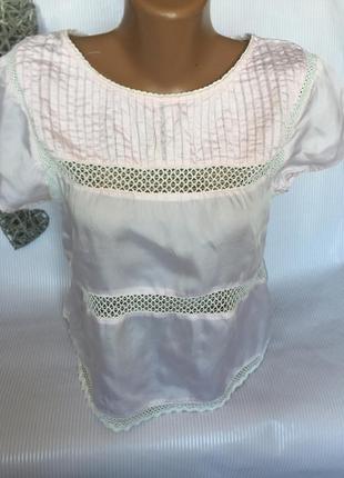 Шикарная нежная футболка , блуза topshop