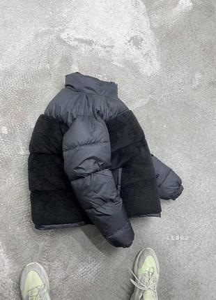 Куртка барашек  мужская зимняя  пуховик короткая зимняя куртка без капюшона турция2 фото