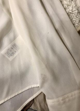 Шикарная блуза цвета слоновой кости от m&amp;s, 16 размер ☘️6 фото