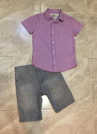 Сорочка marks&spencer p.7-8лет