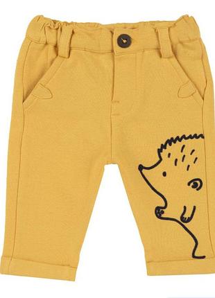 Chicco желтые брюки брюки брюки утепленные в виде джоггеров джинсы спортивные