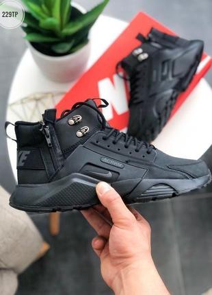 Кроссовки nike huarache x acronym city mid black