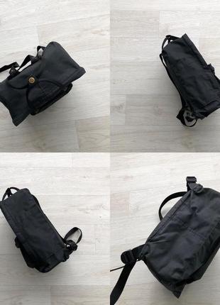 Оригінальний рюкзак, сумка fjallraven kanken classic unisex backpack black портфель6 фото