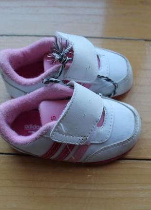 Суперлегкие на липучке сезон весна лето унисекс кроссовки  adidas neo unisex baby traine