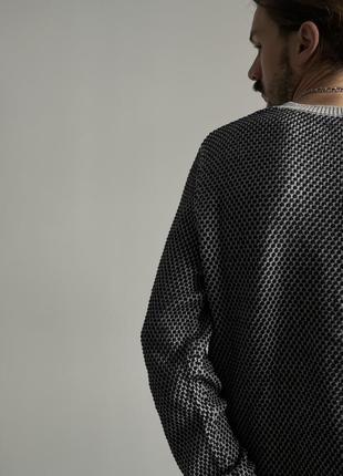 Samsoe samsoe knit wool sweater світер кофта світшот светр оригінал преміум вовна сірий теплий реглан гольф вязаний4 фото