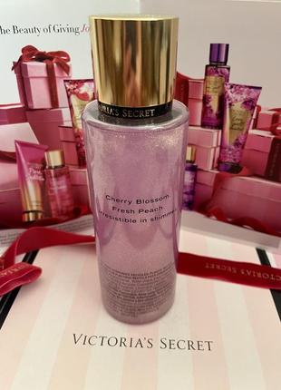 Victoria's secret love spell shimmer fragrance mist нова колекція2 фото