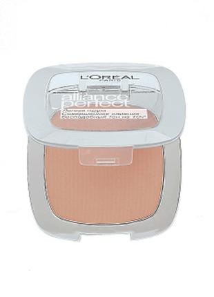 Пудра для обличчя l'oreal paris alliance perfect r3 — rose beige (бежево-рожевий)4 фото