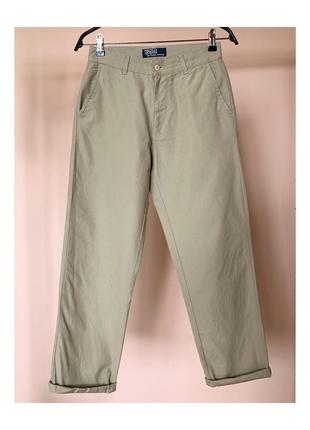 Polo ralph lauren винтажные женские чиносы повседневные брюки6 фото