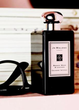 Jo malone bronze wood & leather💥original cologne intense 4 мл распив затест3 фото