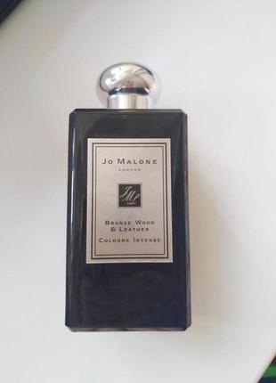 Jo malone bronze wood & leather💥original cologne intense 4 мл распив затест8 фото