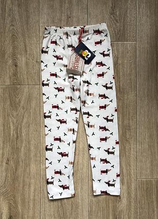 Штаны новые 4-5 лет новогодние