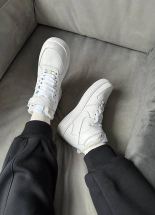 Кросівки білі зимні найк nike force air force high winter (36рр - 45рр) кроссовки мужские зимние белые найк, кроссовки женские зимние, кросівки зимні4 фото