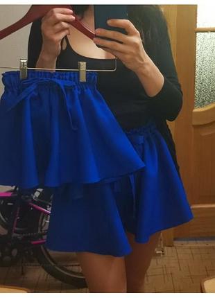 Комплект спідниця-шорти