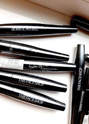 The face shop freshian big mascara  тушь для увеличения объема и подкручивания ресниц1 фото