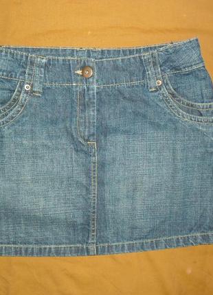 Юбка джинсовая (мини) размер евро 40 (46-48 размер) от new view