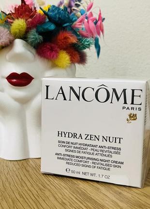 Оригинальный успокаивающий и увлажняющий ночной крем для лица lancome hydra zen anti-stress moisturising night cream