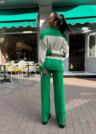 Костюм: светр + брюки палаццо10 фото