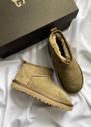 Жіночі ugg ultra mini brown1 фото