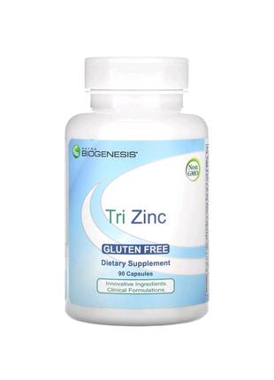 Biogenesis tri zinc комплекс цинк с медь и ферменты - 90 капсул2 фото