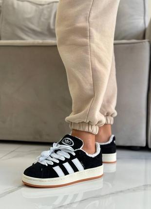 Кросівки adidas campus black (fur)
