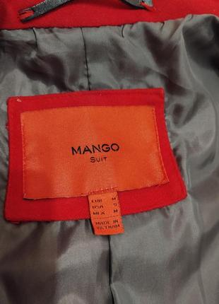 Красное пальто mango4 фото